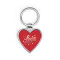 Llavero de corazón rojo LOVE