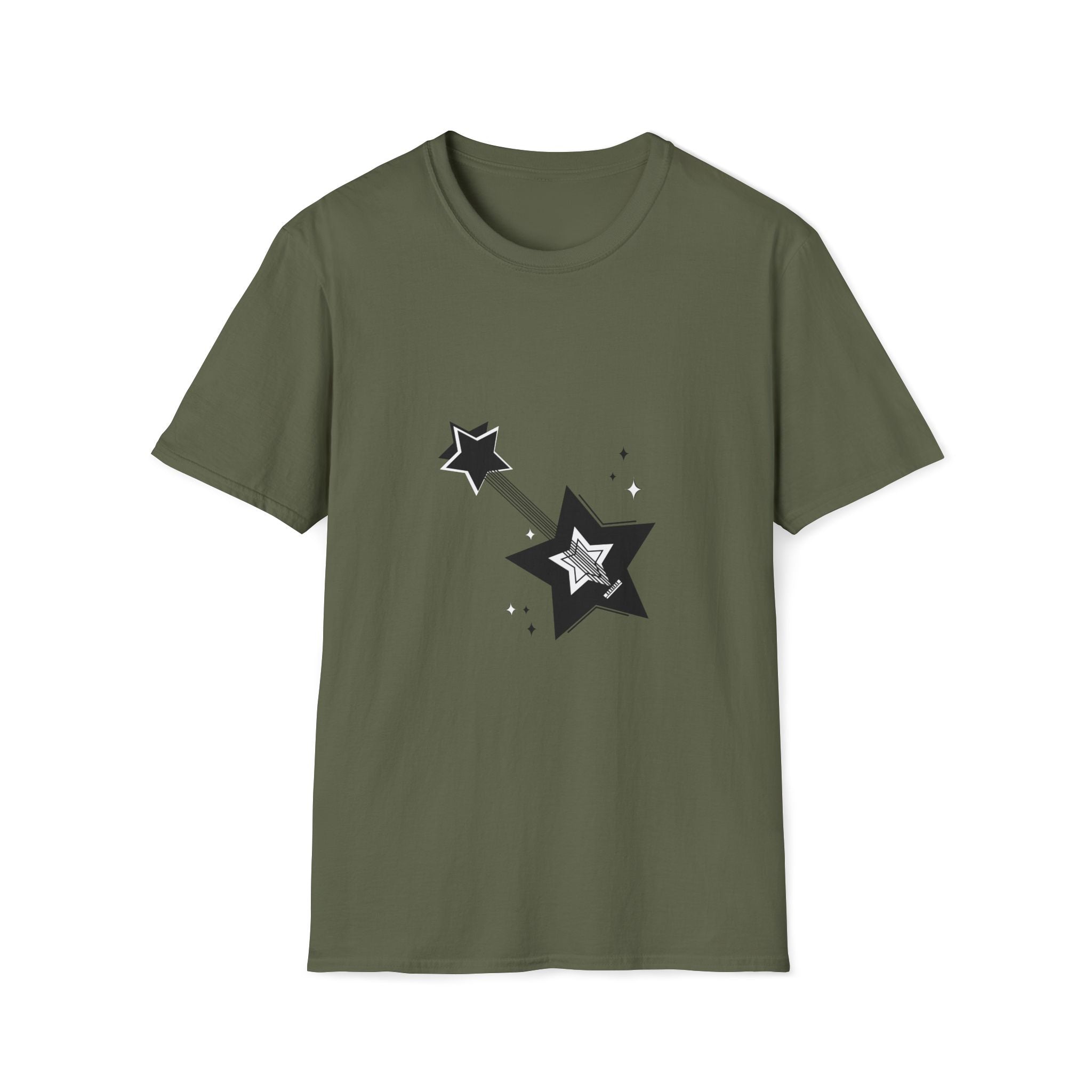 Playera T-Shirt unisex Guitarra de de estrella