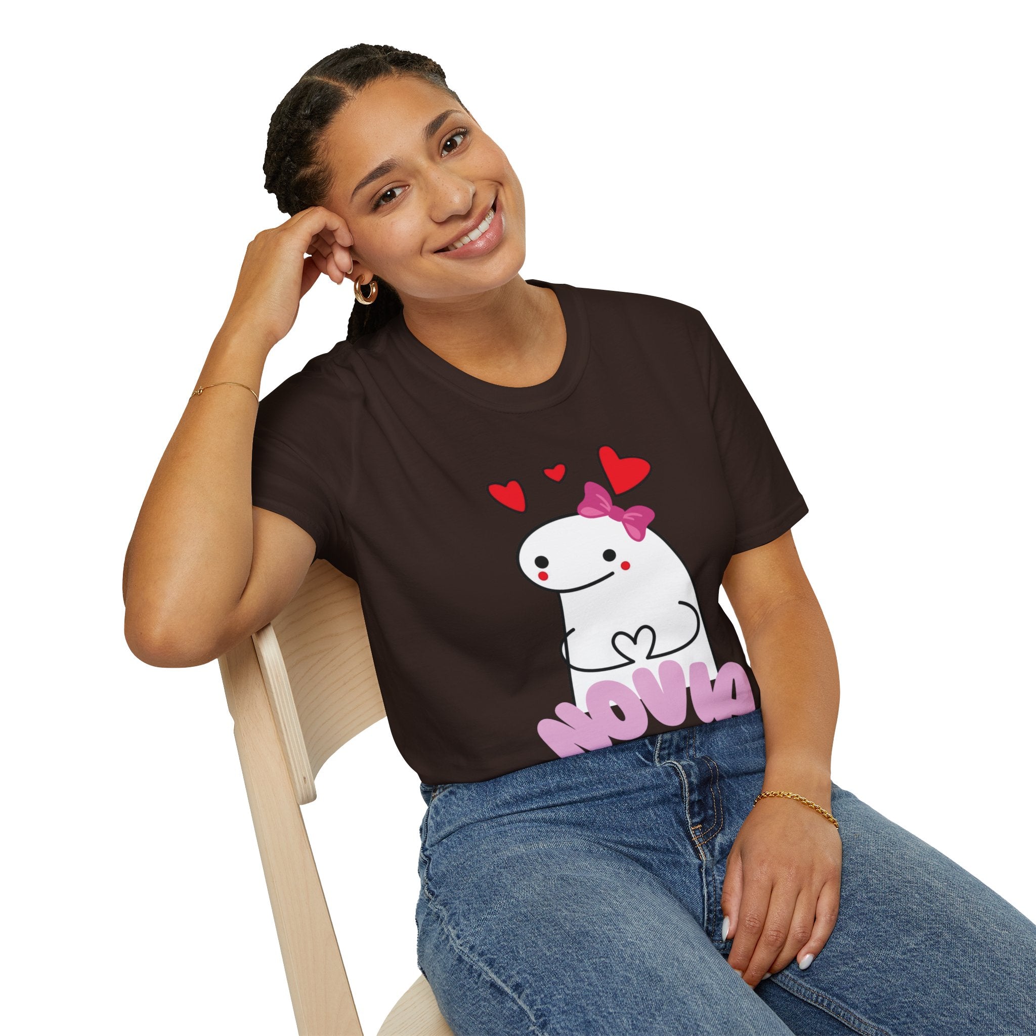 Playera para mujer novia meme vectorial