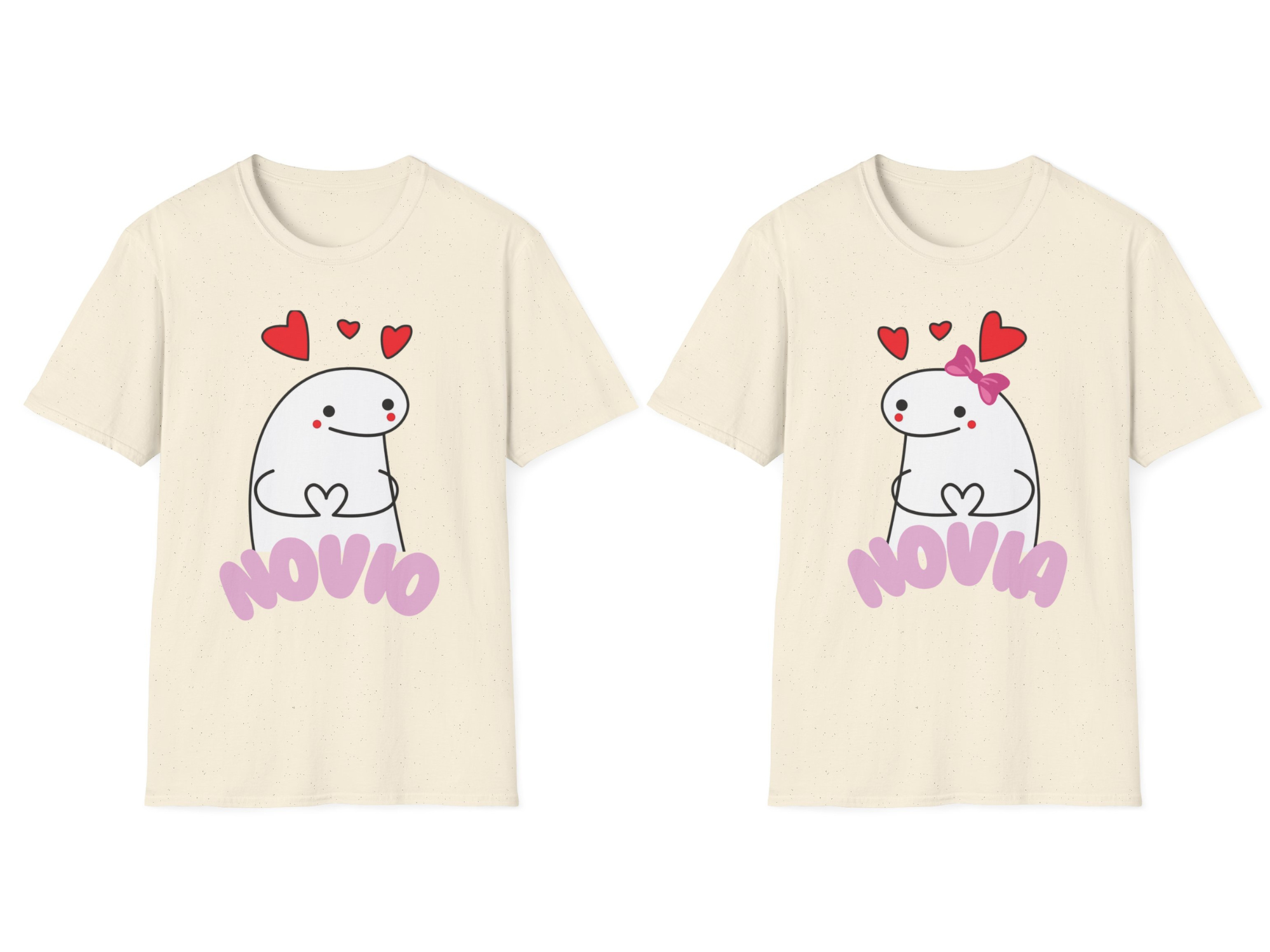 Paquete de playeras para novios de meme vectorial