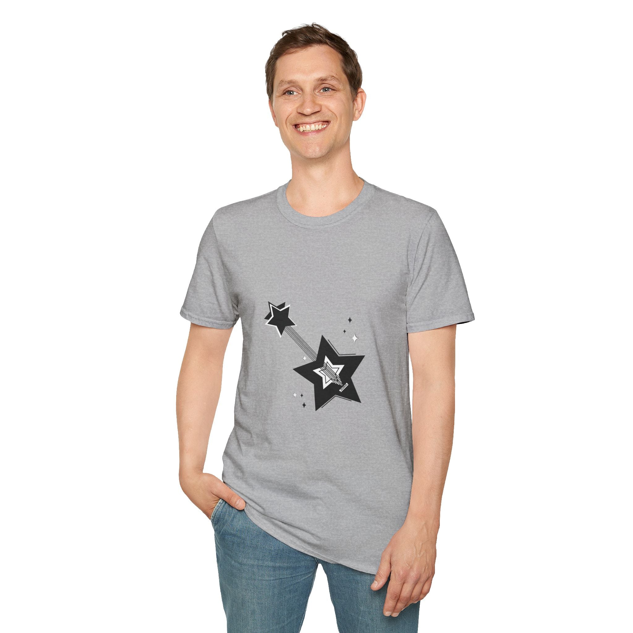 Playera T-Shirt unisex Guitarra de de estrella