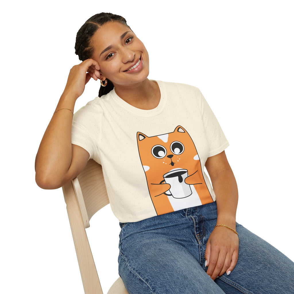 Unisex Softstyle T-Shirt cute cat