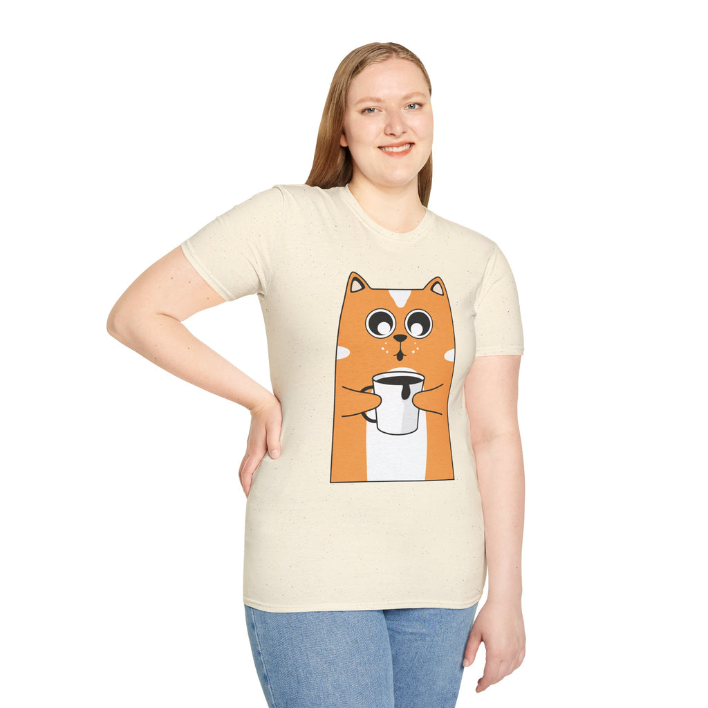 Unisex Softstyle T-Shirt cute cat