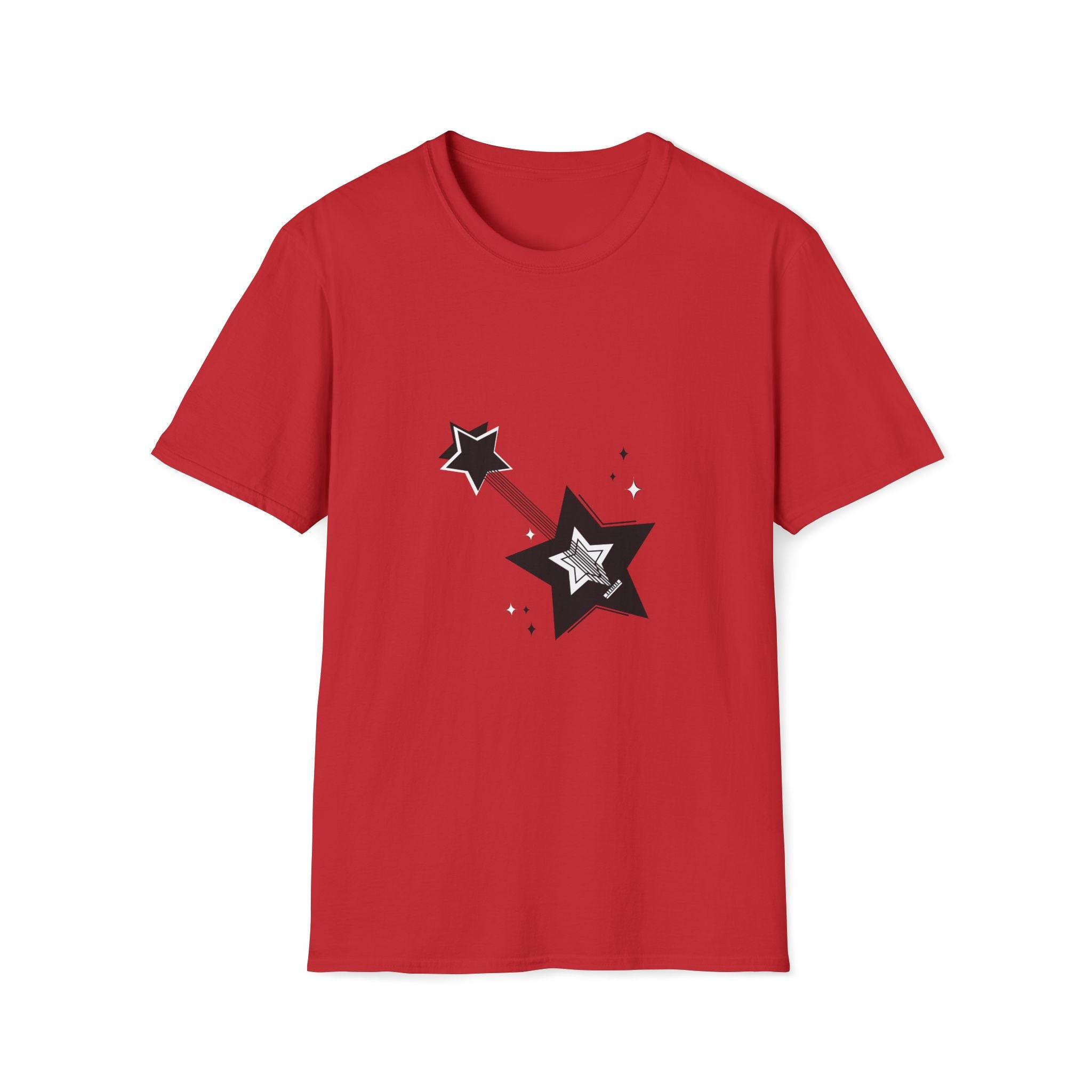 Playera T-Shirt unisex Guitarra de de estrella