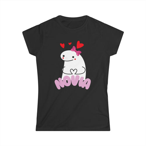 Novia Cute Heart Cartoon Tee — Women's Valentine's Day Gift