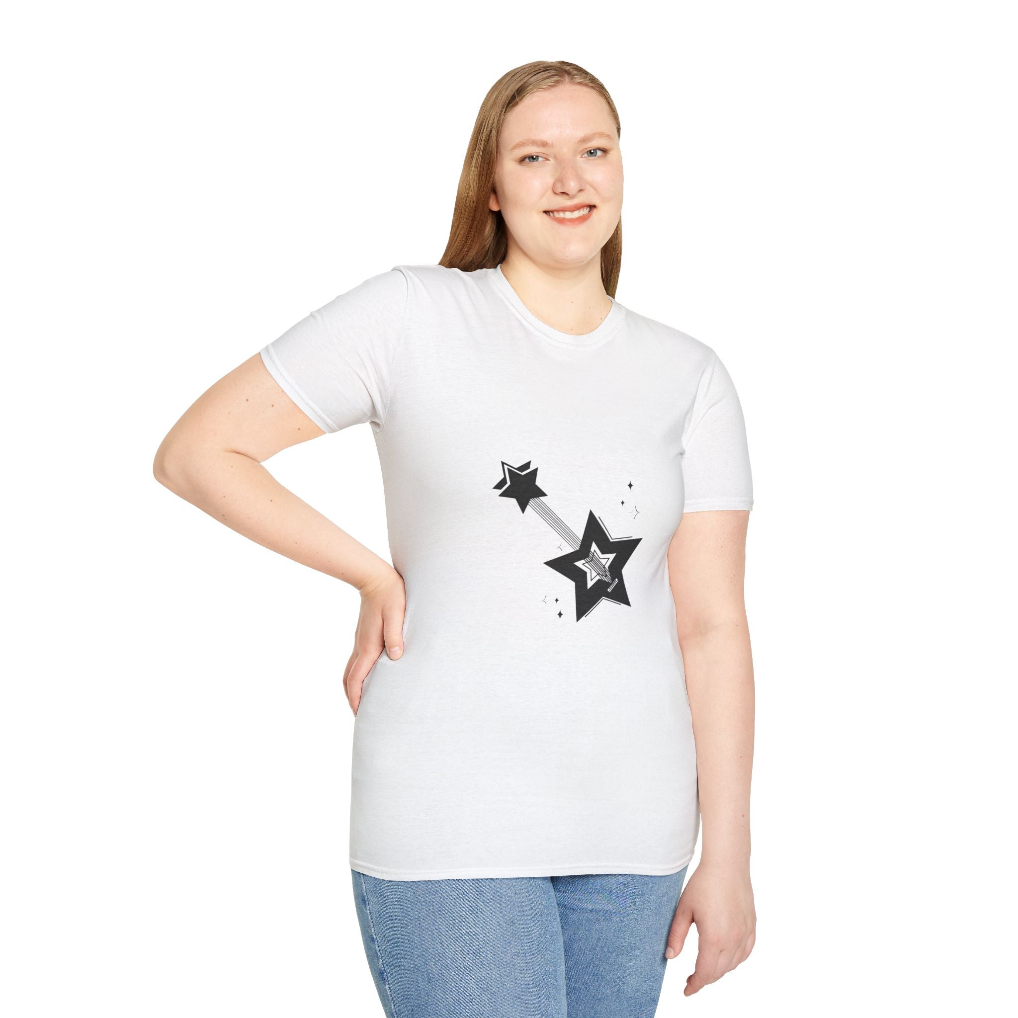 Playera T-Shirt unisex Guitarra de de estrella