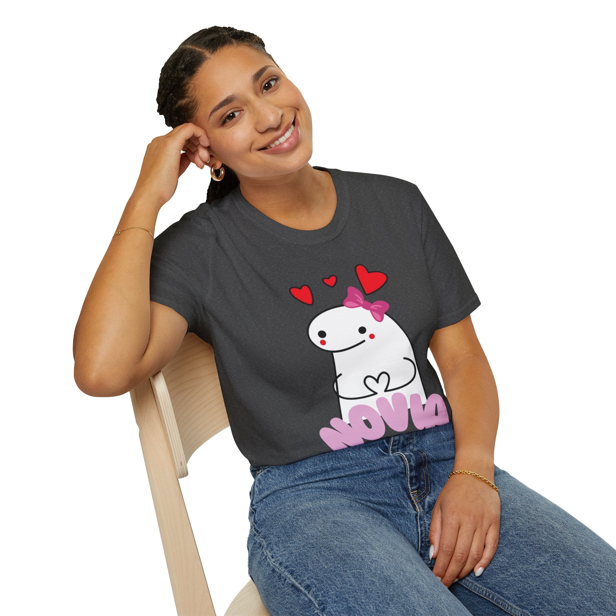 Playera para mujer novia meme vectorial