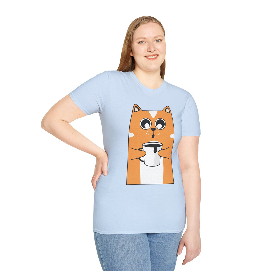 Unisex Softstyle T-Shirt cute cat