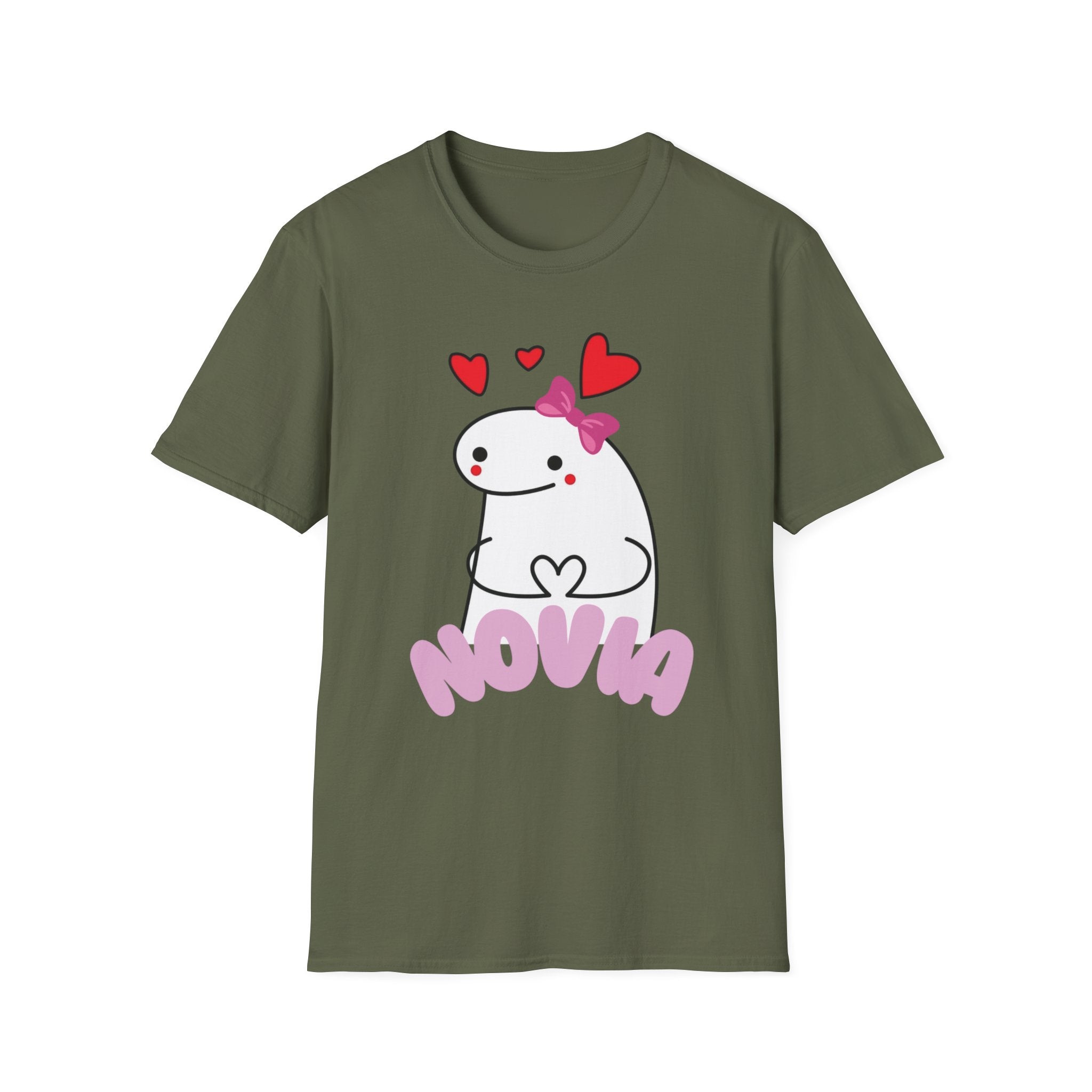 Playera para mujer novia meme vectorial