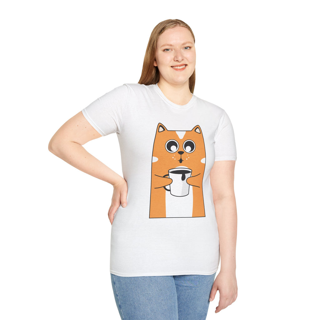 Unisex Softstyle T-Shirt cute cat