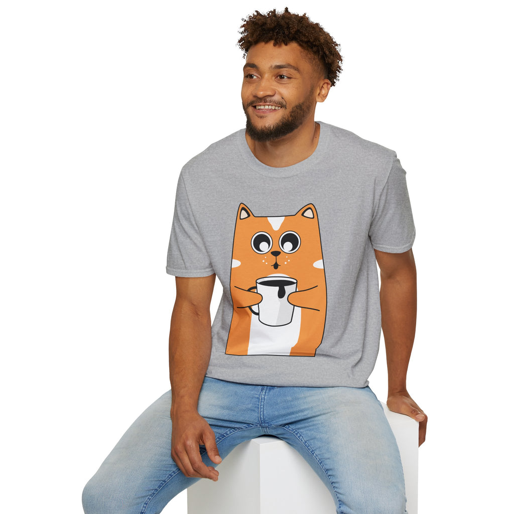 Unisex Softstyle T-Shirt cute cat