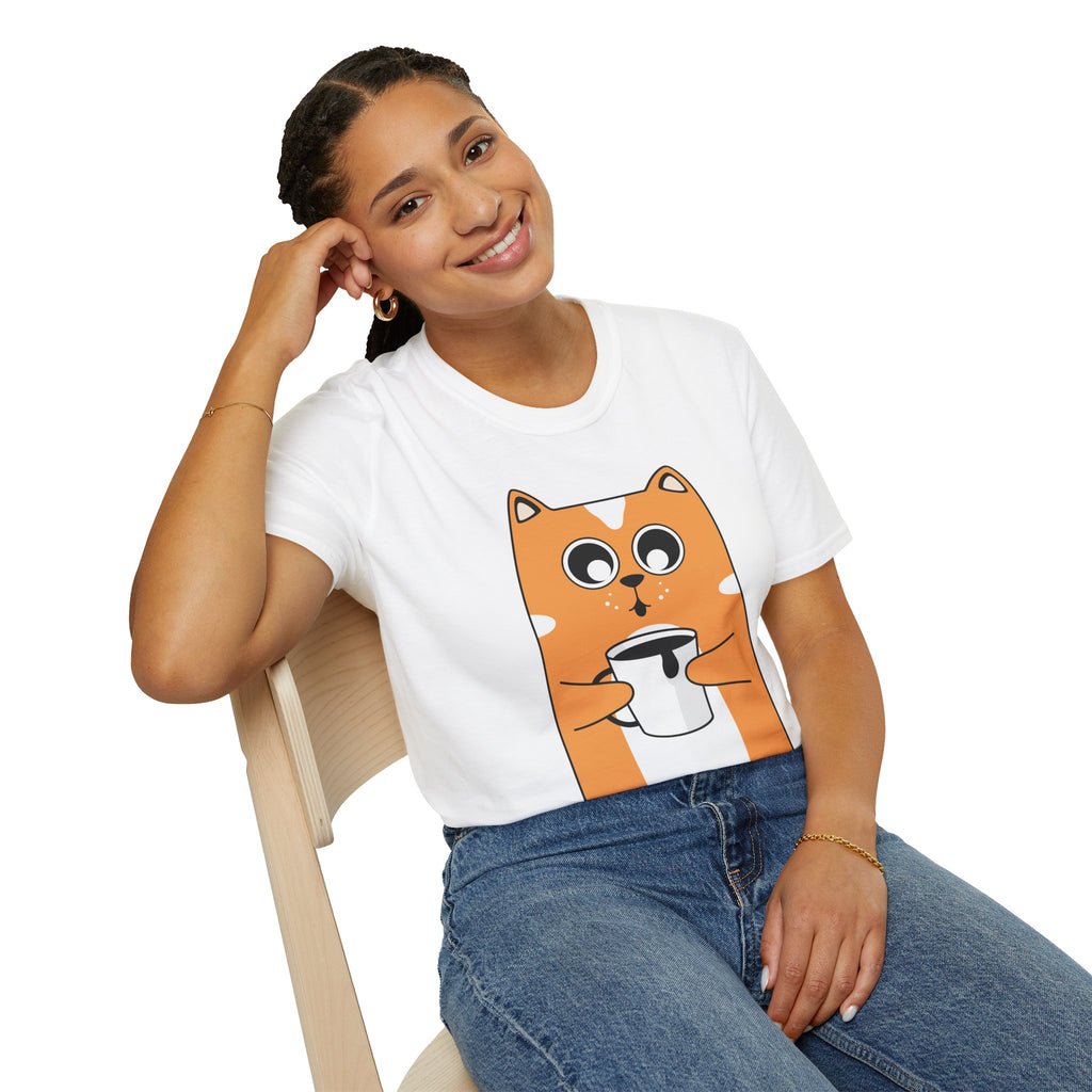 Unisex Softstyle T-Shirt cute cat
