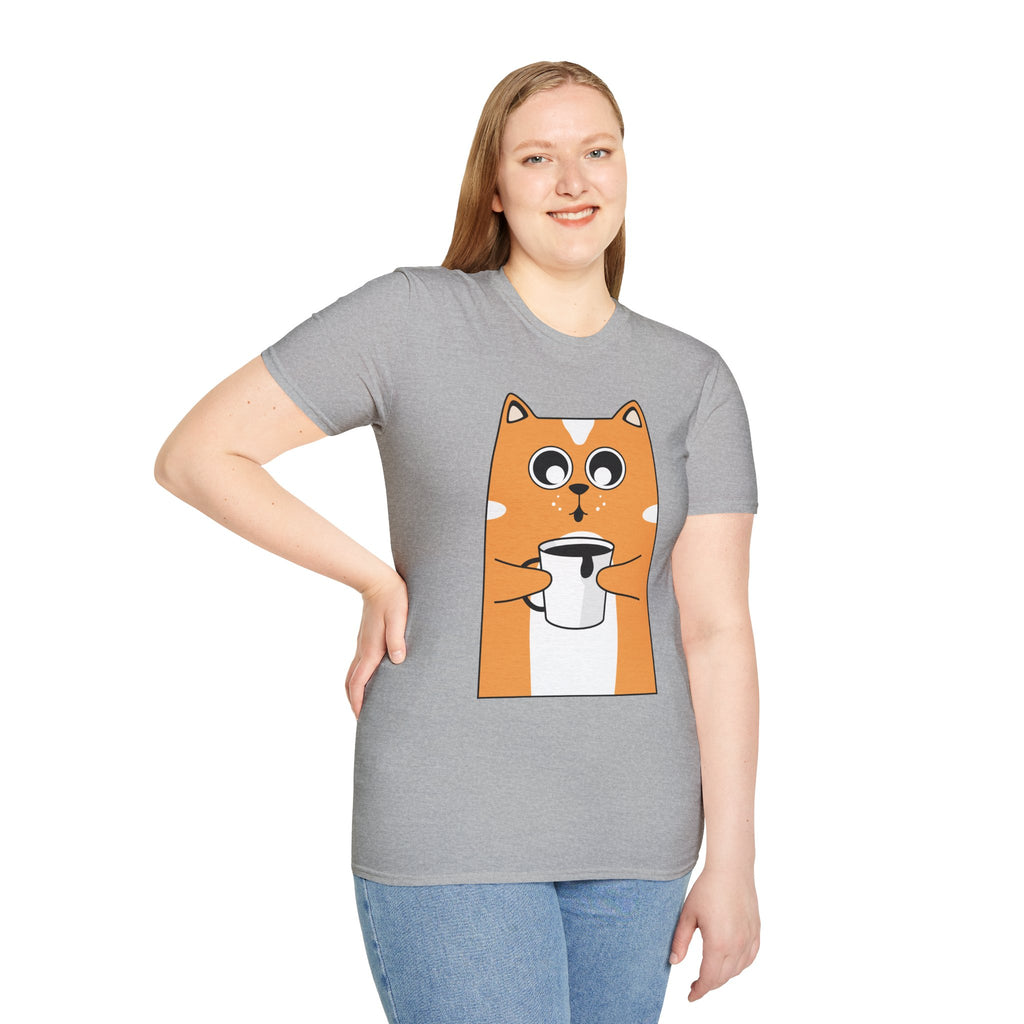 Unisex Softstyle T-Shirt cute cat