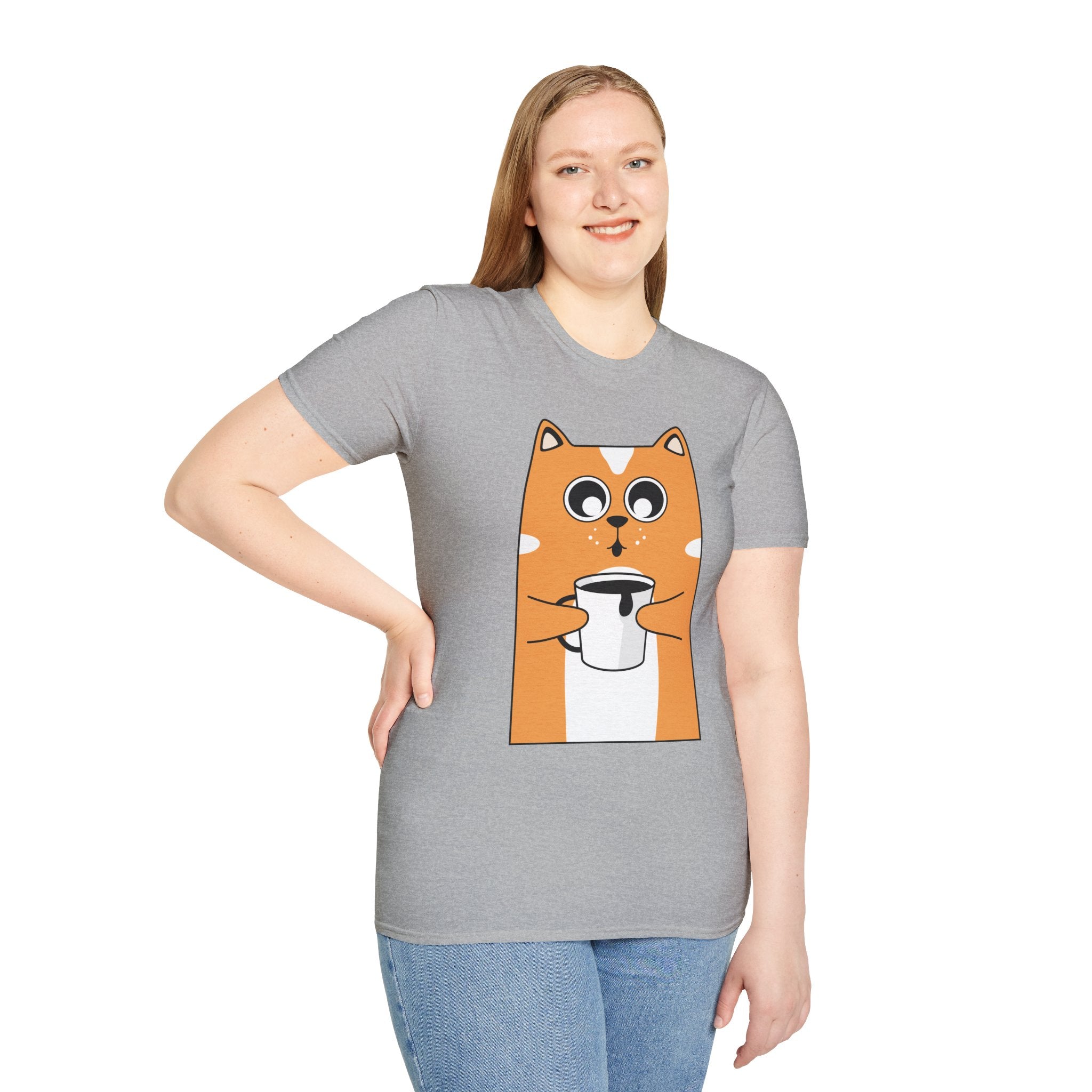 Unisex Softstyle T-Shirt cute cat
