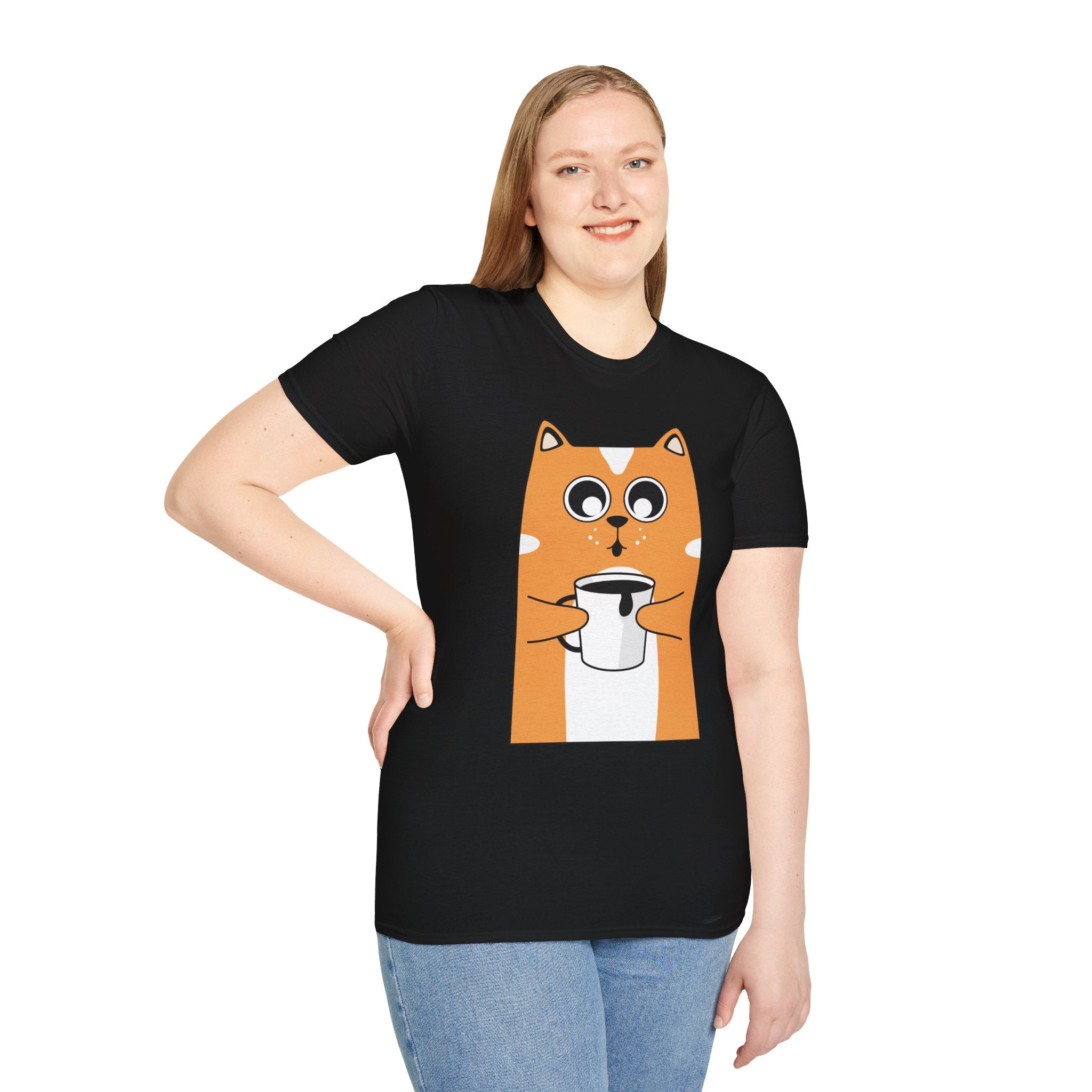 Unisex Softstyle T-Shirt cute cat
