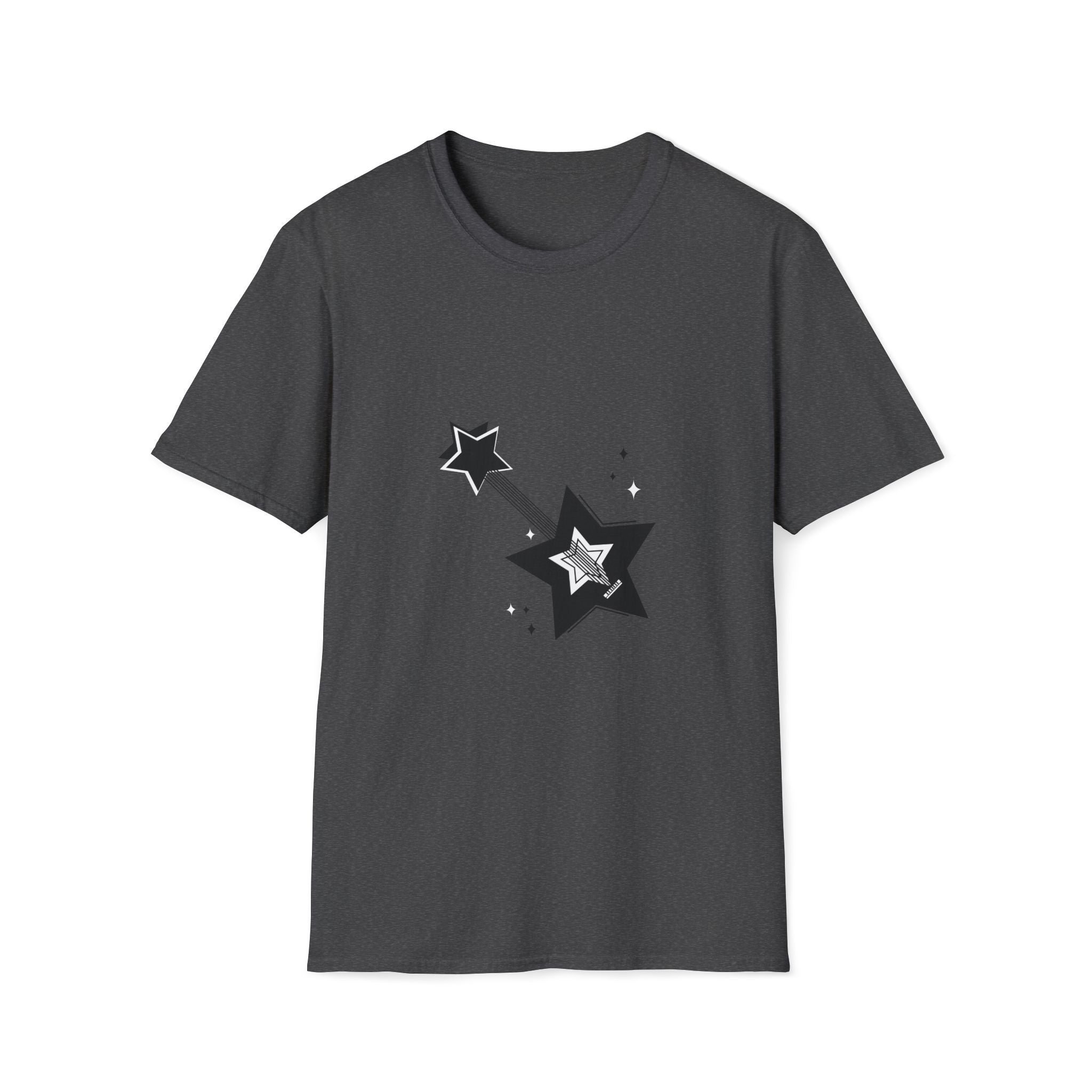 Playera T-Shirt unisex Guitarra de de estrella