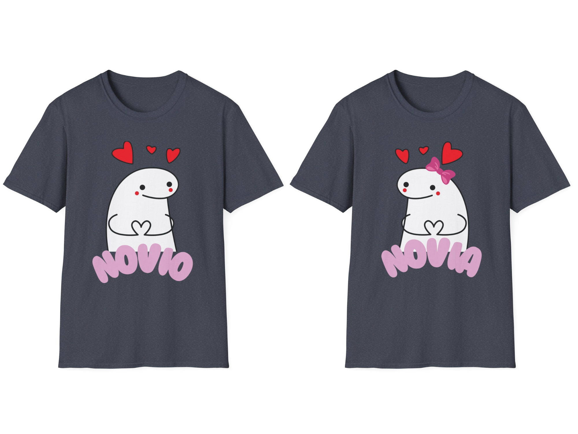 Paquete de playeras para novios de meme vectorial